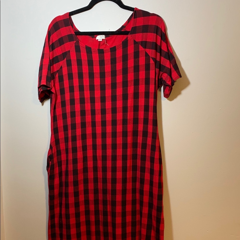 Red Buffalo Plaid Dress. Size - XL